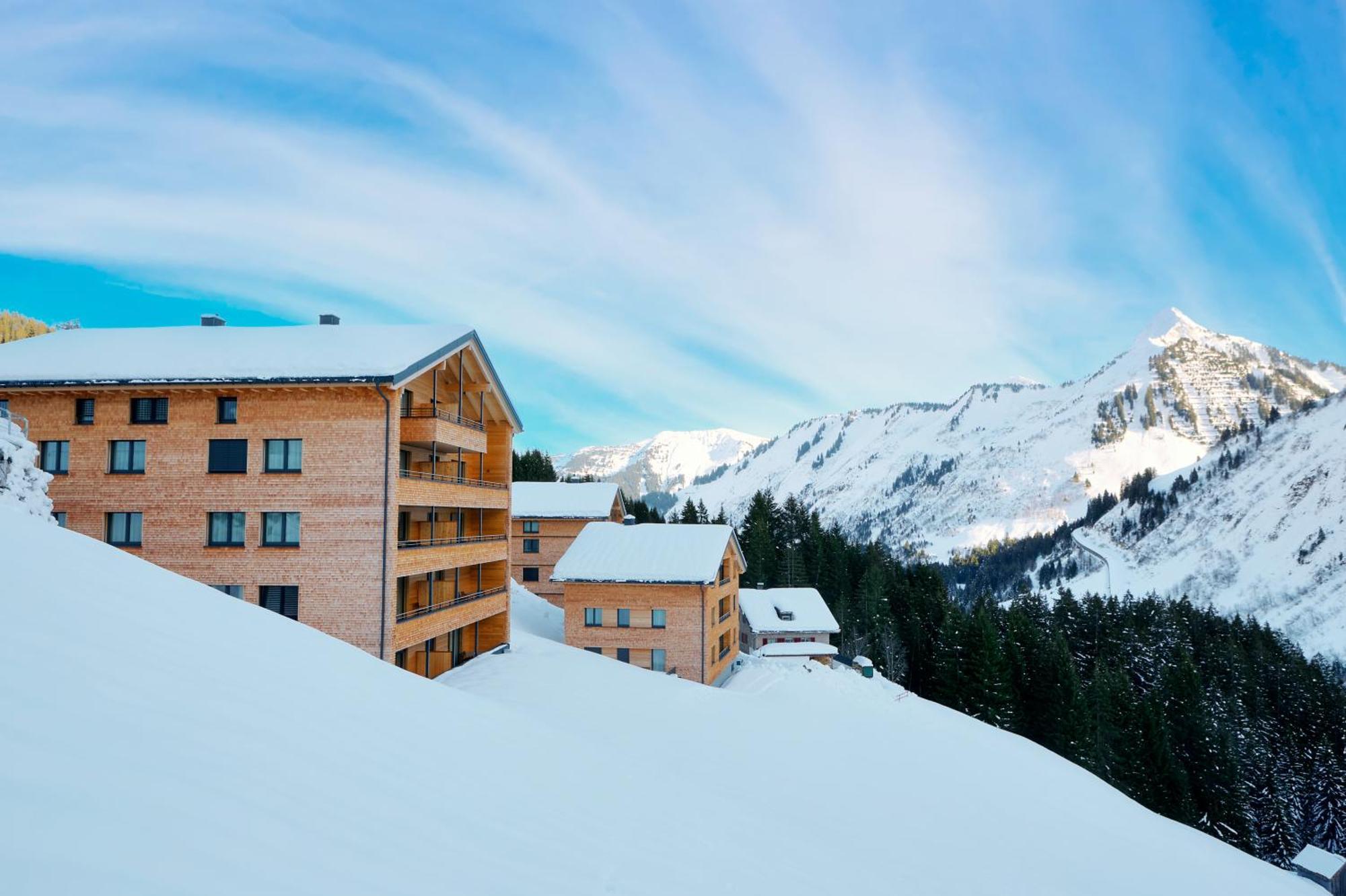 Alpenstolz Damuels Haus 4 - Stilvoll Urlauben In Den Bergen Apartment Luaran gambar